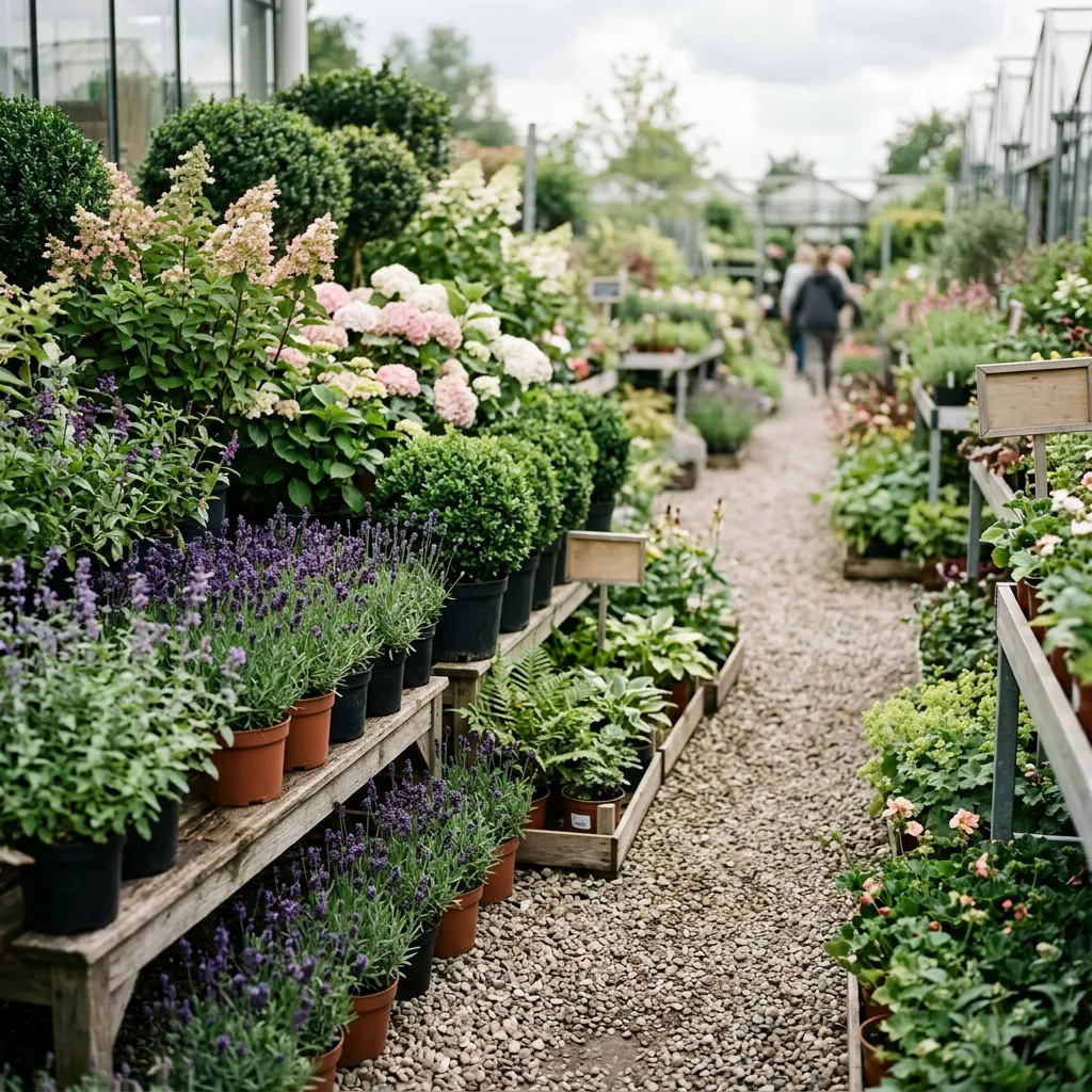 Tuinplanten in kweekpotten